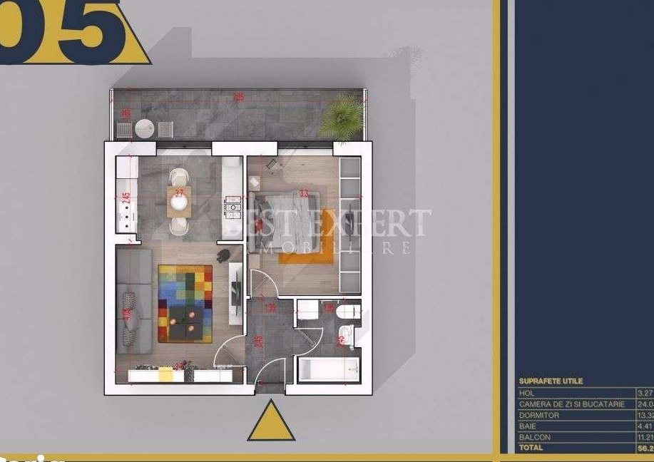 Apartament 2 camere Direct Dezvoltator - Theodor Pallady - Metrou Nico