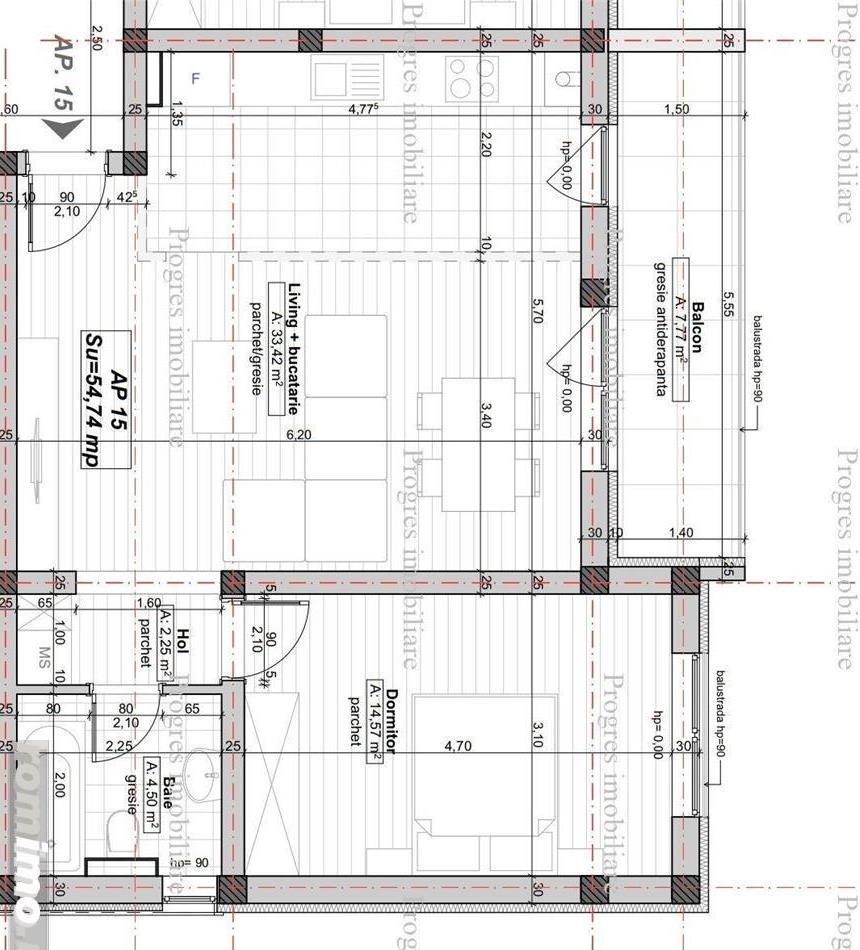Apartament 2 camere , loc de parcare , 65.700 euro