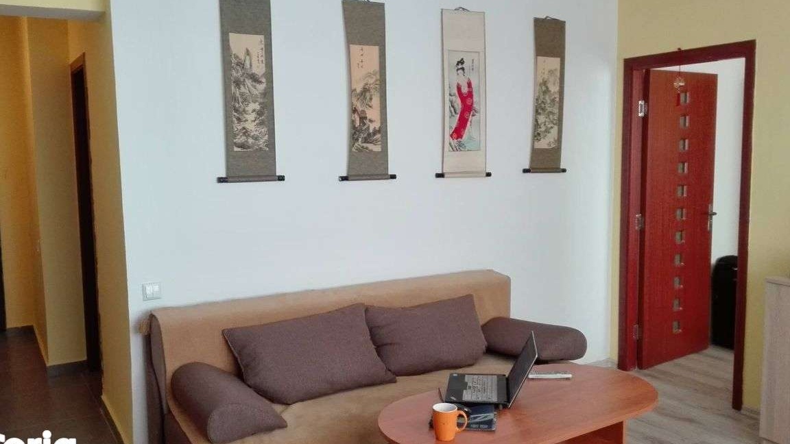 Apartament 2 camere (+parking subteran), mobilat, echipat, tv+internet