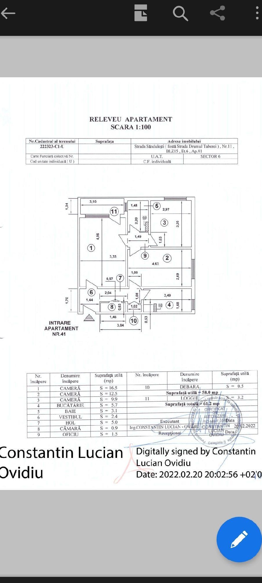apartament 3 cam. - Dr. Taberei, Romancierilor, PROPRIETAR