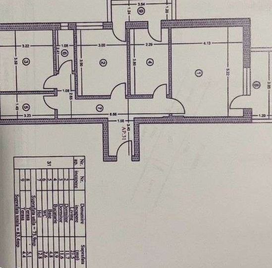 Apartament 3 camere Metrou Berceni