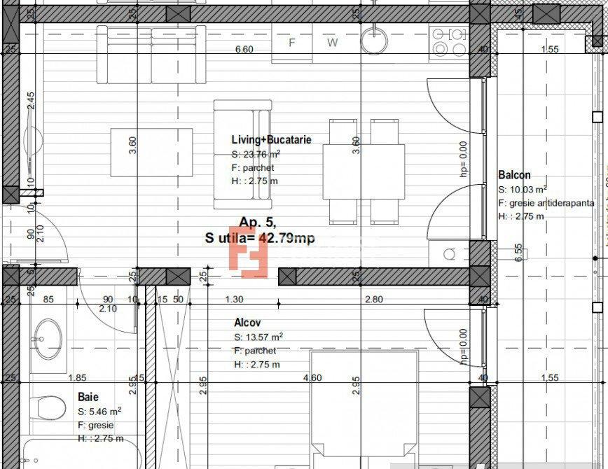 Apartament cu 2 camere in Giroc, Cartier Planete - ID V2829