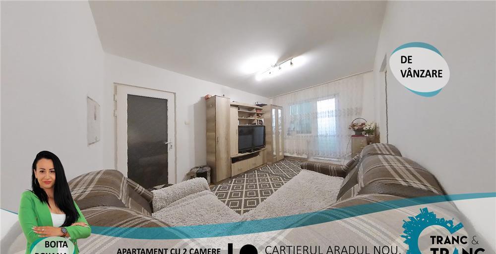 Apartament cu 2 camere la pretul potrivit in Aradul nou