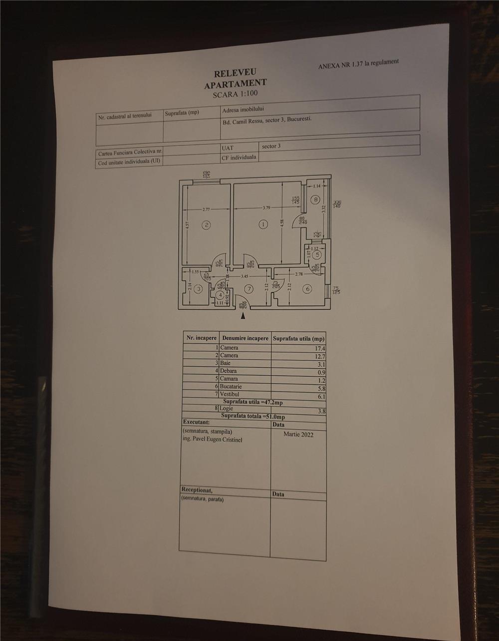 Apartament cu 2 camere langa metrou Dristor