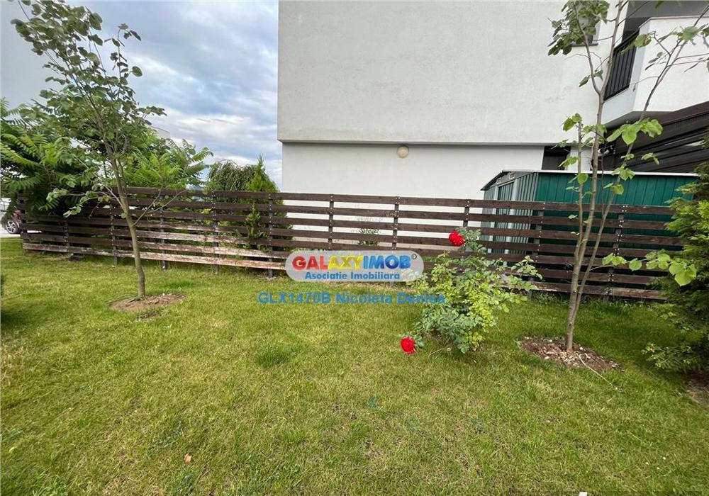 Apartament cu gradina proprie de 72 mp  Greenfield.Mobilat si utilat.
