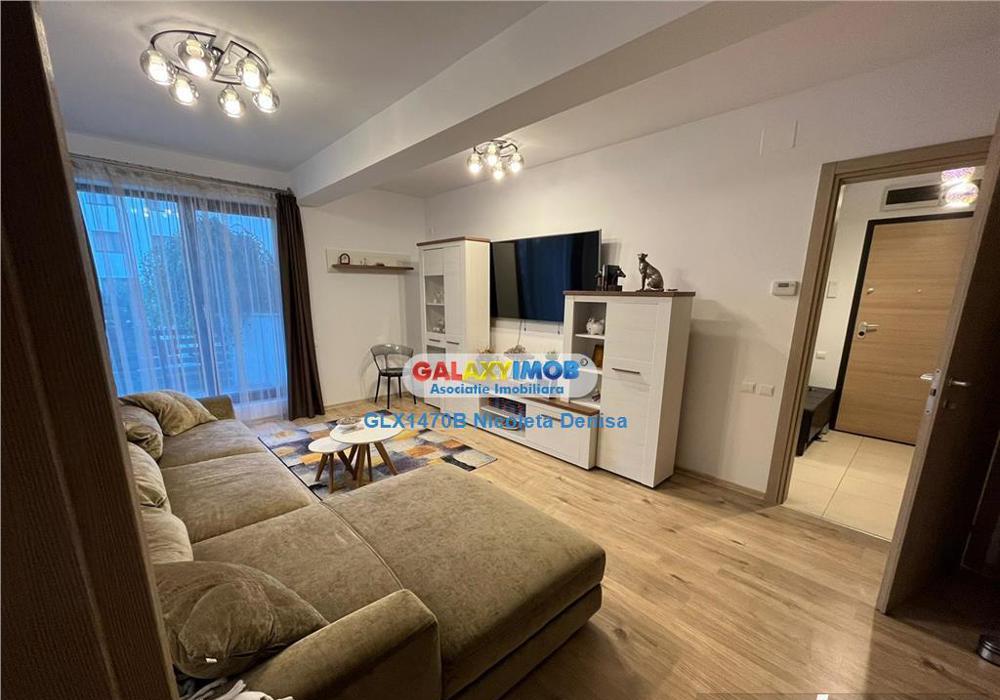 Apartament cu gradina proprie de 72 mp  Greenfield.Mobilat si utilat.