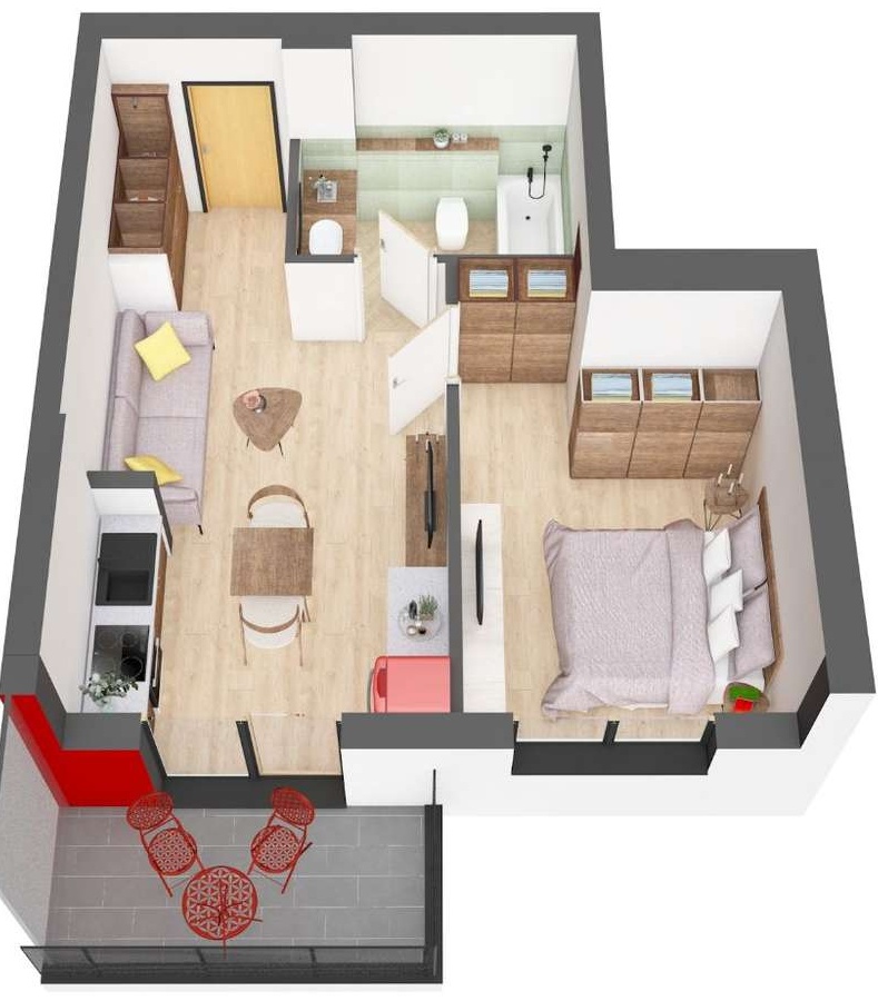 Apartament NOU ARED IMAR direct la dezvoltator - apartament 53