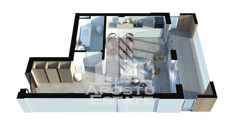 Apartamente noi cu o camera, Torontalului