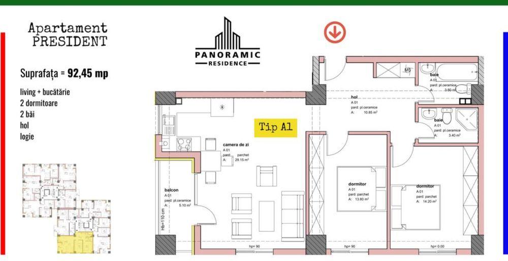 Apartamente Panoramic Residence