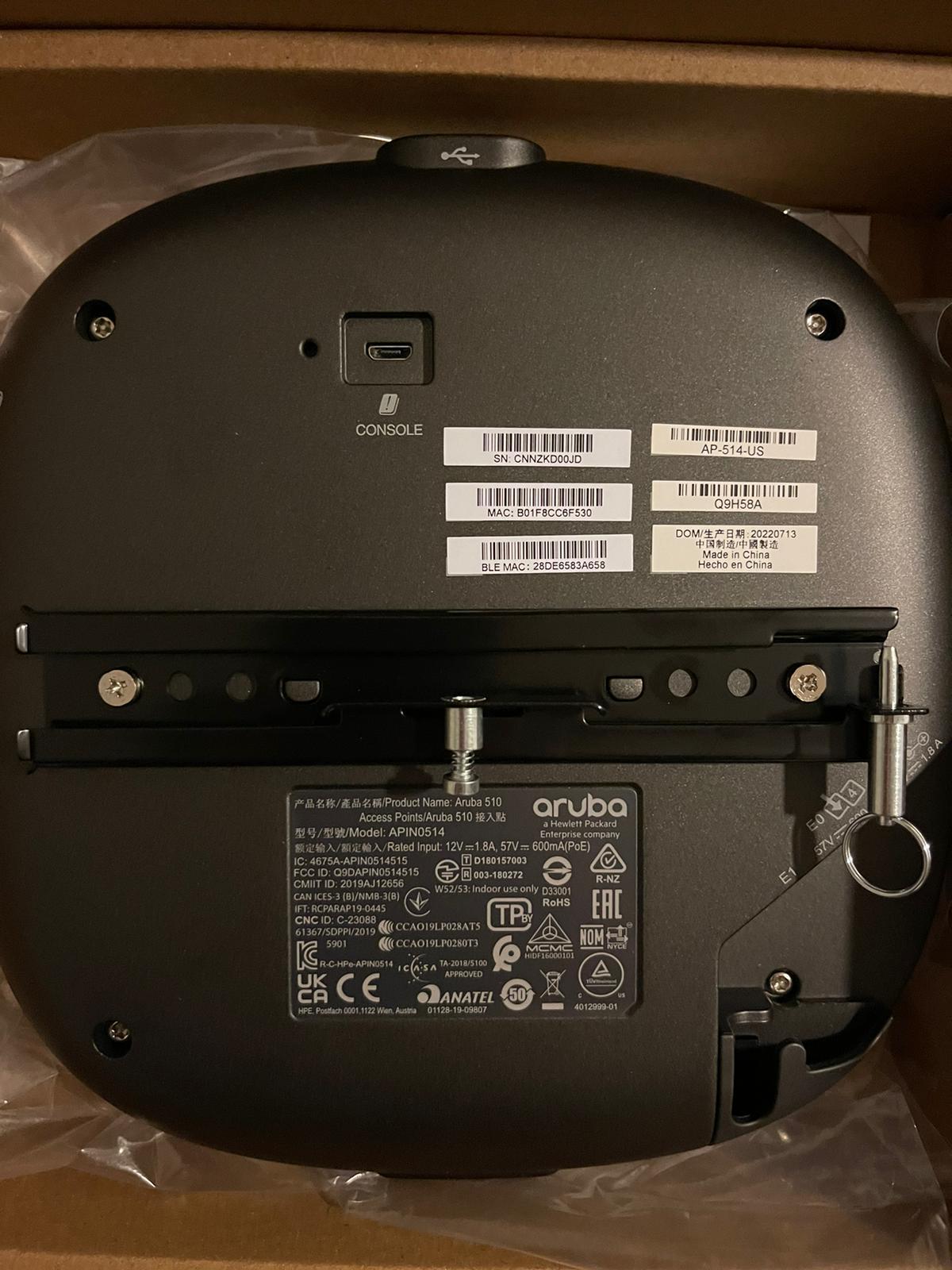 Aruba AP-514 802.11ax 5.40 Gbit s Wireless Access Point Router