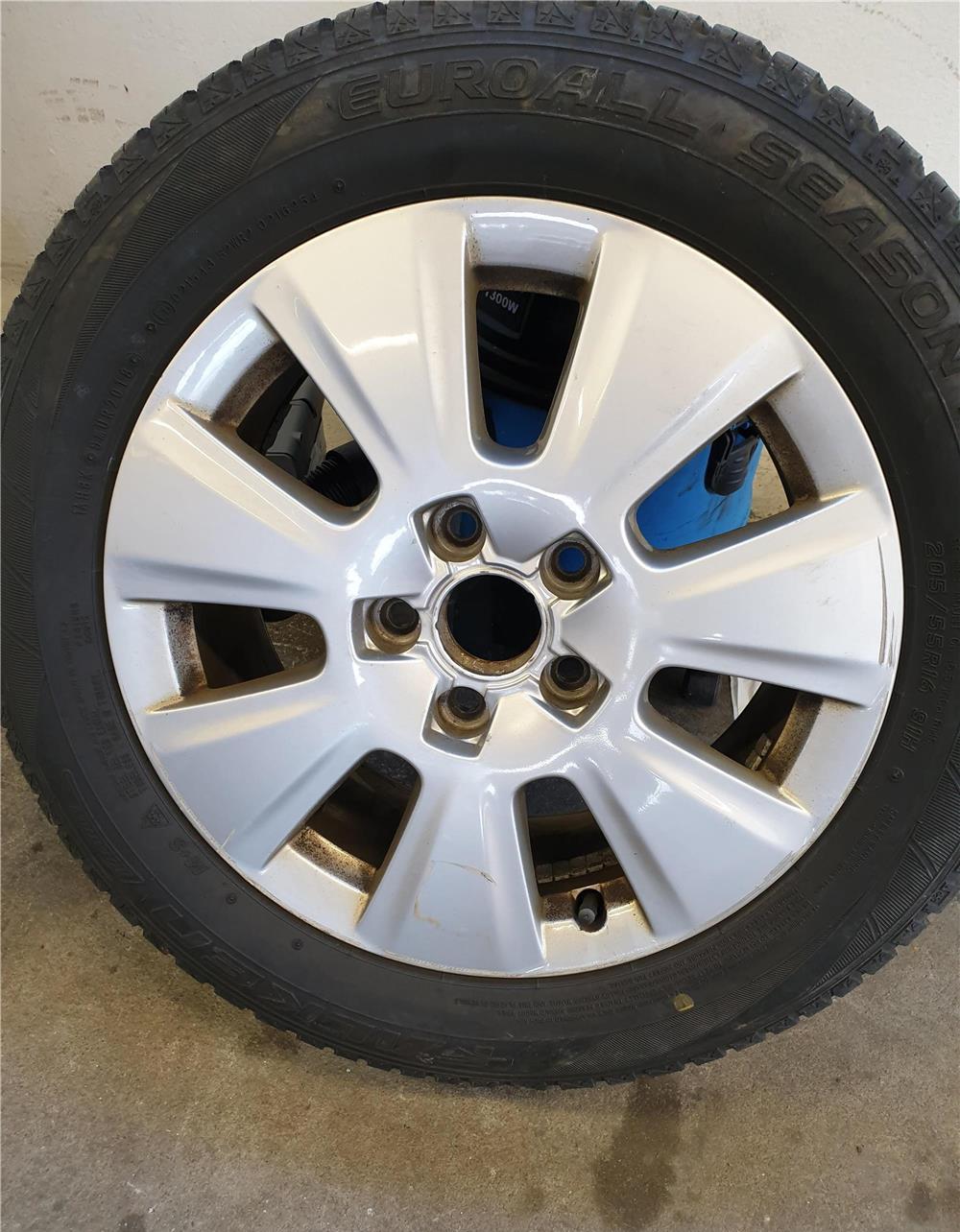 Audi A3 8P jante aliaj,  5×112, 6,5j×16H2 ET50 cu cauciucuri DOT 2018 FALKEN 205 55 16 .