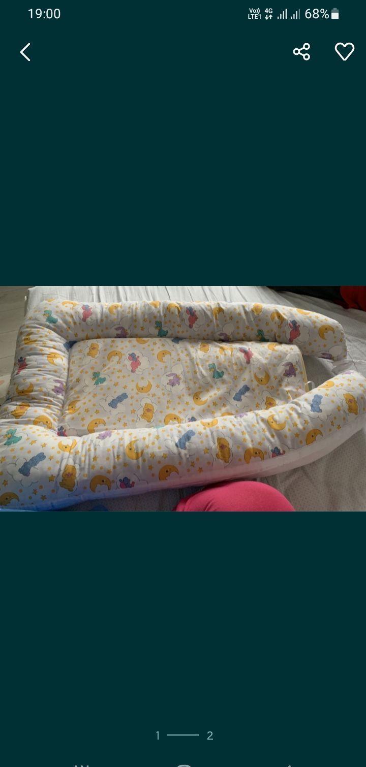 baby nest+pernabevelusi contra plagiocefaliei din spuma memory.