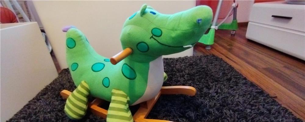 Balansoar crocodil lemn