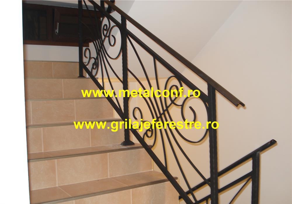 Balustrade metalice fier forjat si inox
