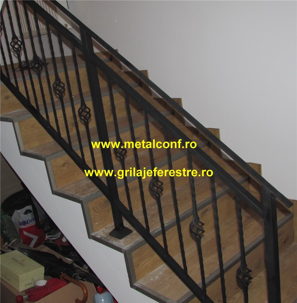 Balustrade metalice fier forjat si inox