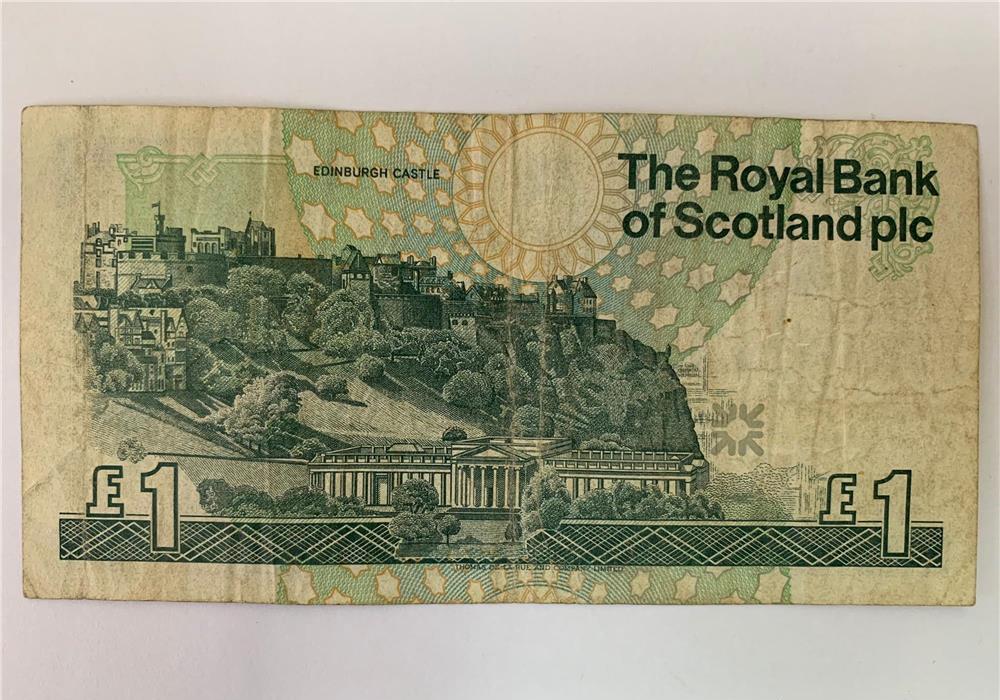 Bancnota 1 POUND Scoția 1996 Regatul Unit Anglia - P-351c.5