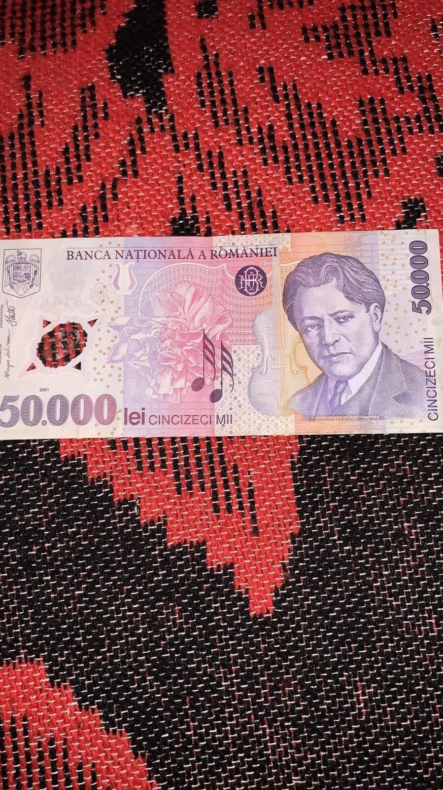 Bancnota 50.000 Lei