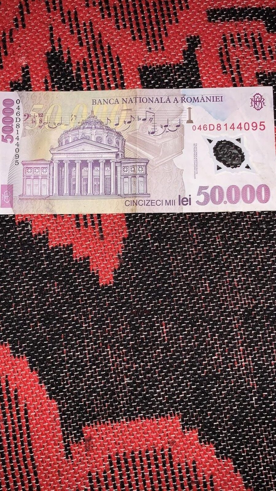 Bancnota 50.000 Lei