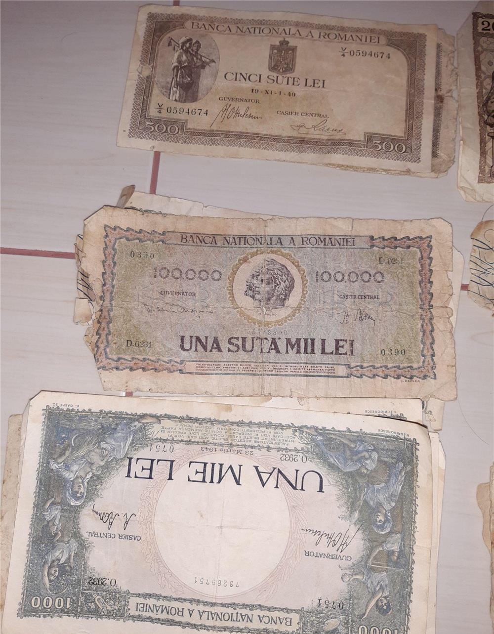 Bancnote romanesti din perioada interbelica