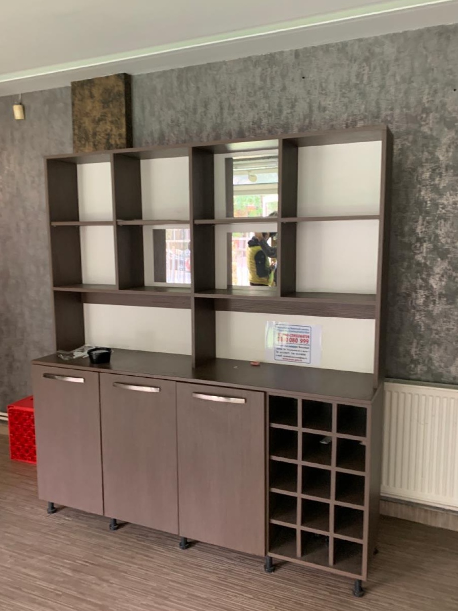 BAR din lemn si Inox si Corp depozitare