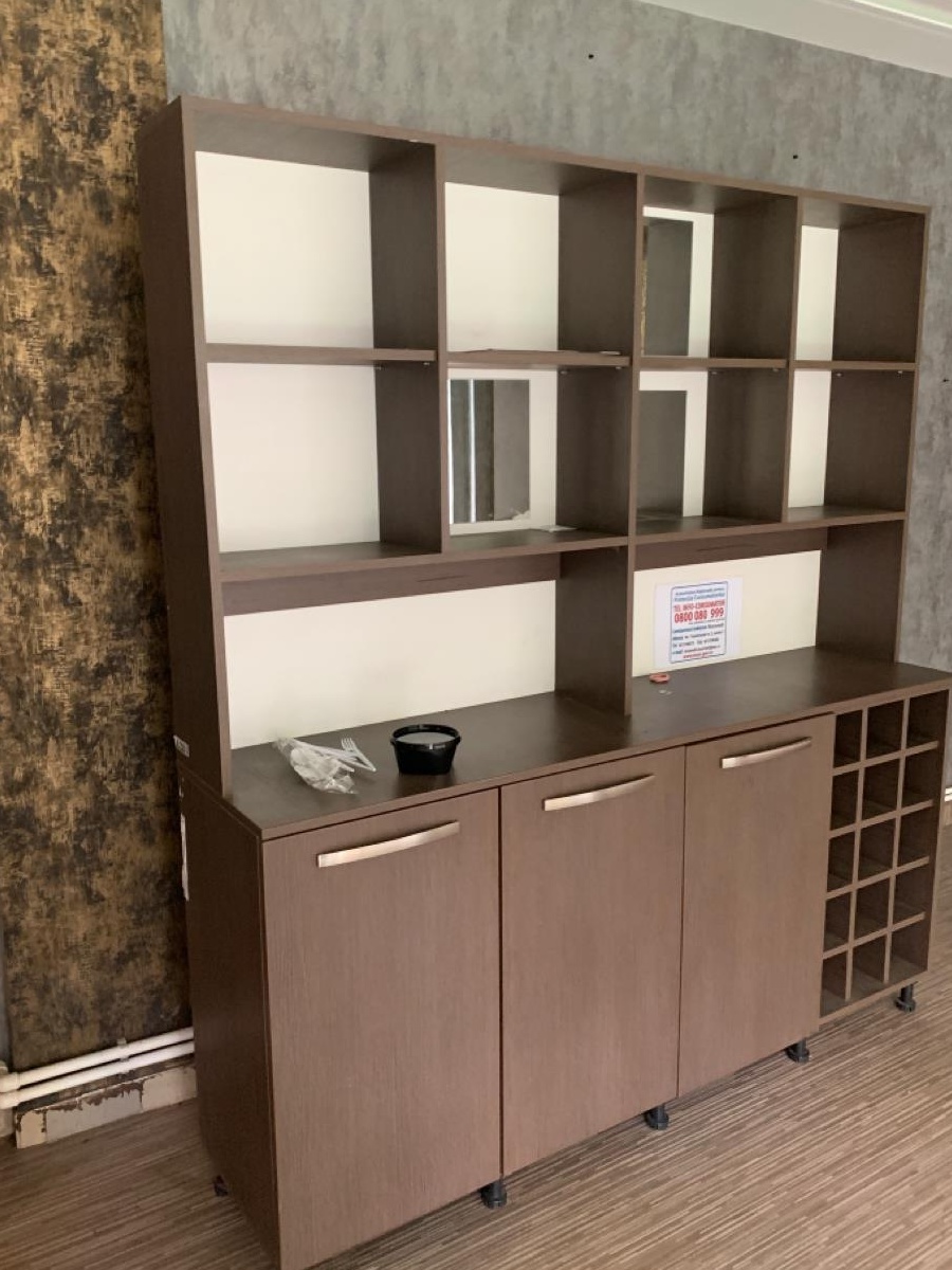 BAR din lemn si Inox si Corp depozitare
