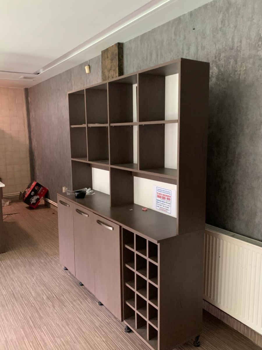 BAR din lemn si Inox si Corp depozitare
