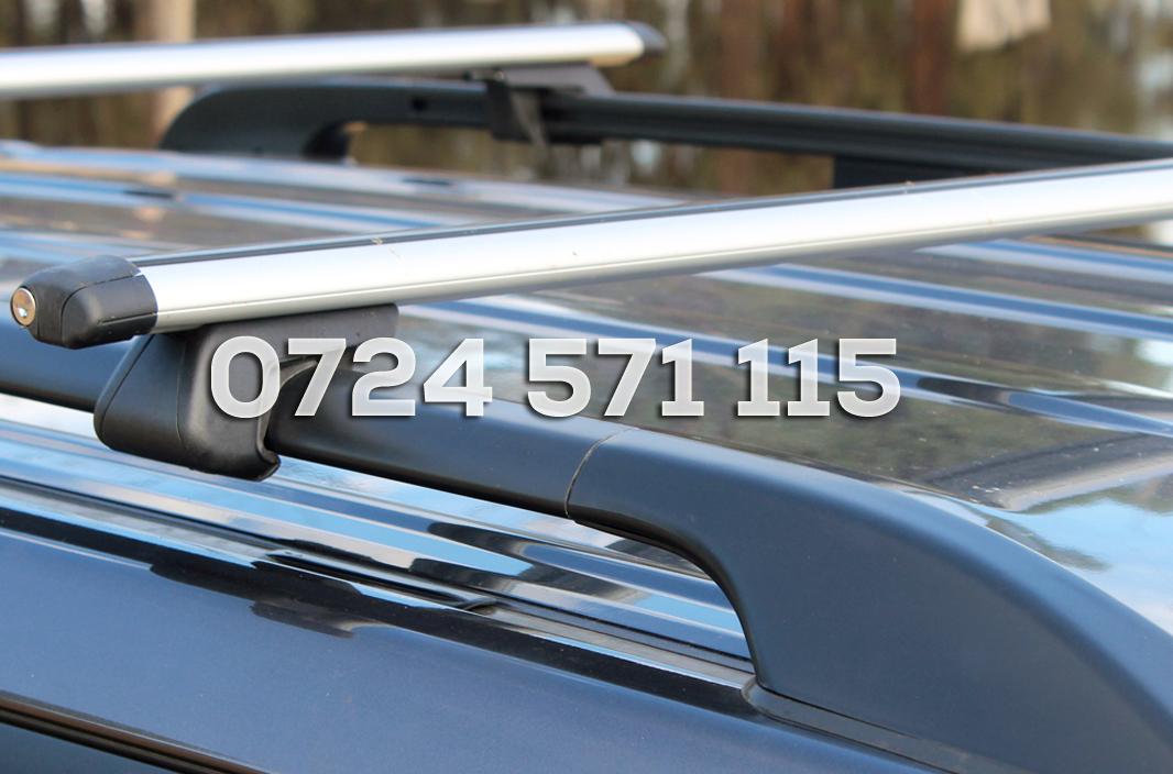 Bare transversale portbagaj cu cheie - Aluminiu - 120 cm - max. 90 kg