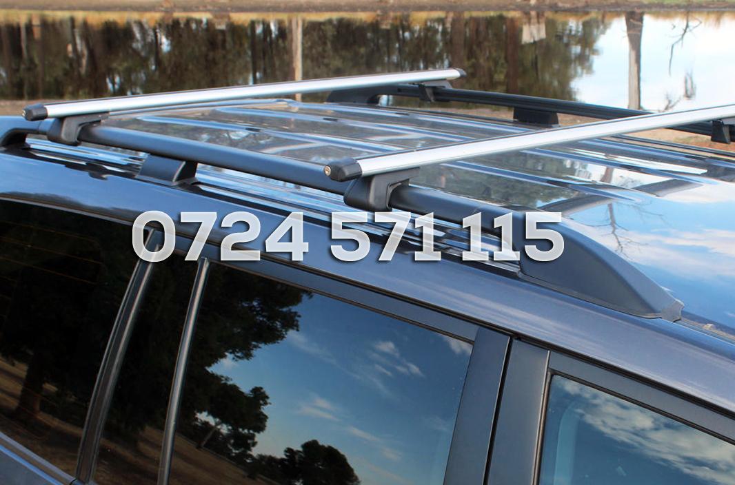 Bare transversale portbagaj cu cheie - Aluminiu - 120 cm - max. 90 kg
