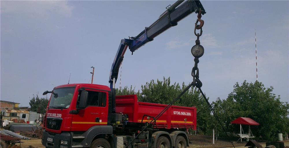 Basculanta/Autobasculanta cu bena si macara MAN TGS 6X4 de inchiriat