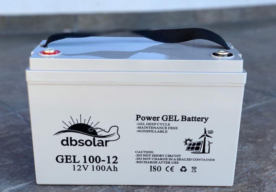BATERIE Acumulator SOLAR GEL 100Ah Tractiune Deep Cycle AGM UPS NOU