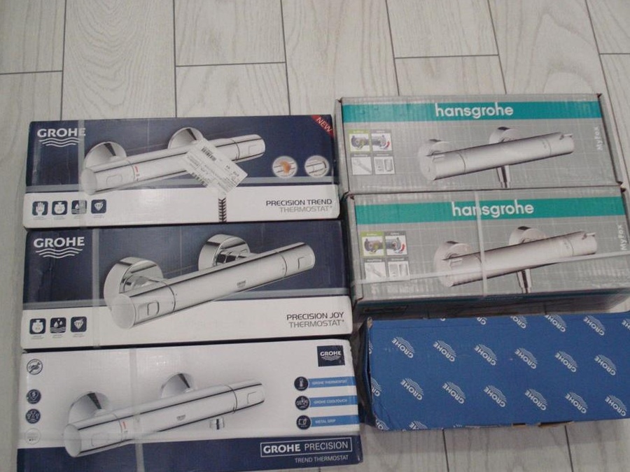 Baterii Grohe modele 2022 cu anti-oparire,limitator presiune