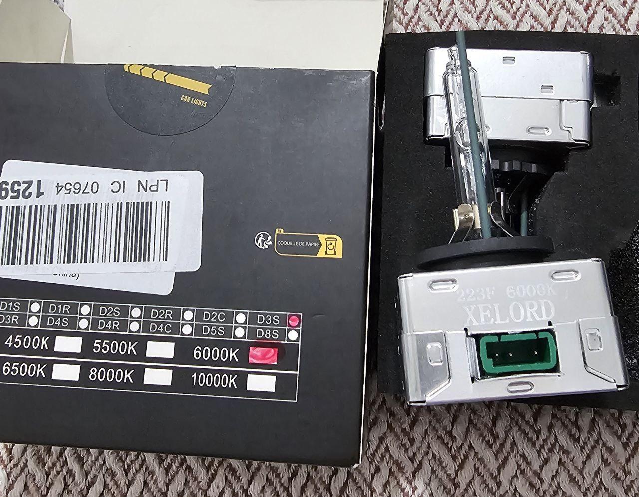 Bec Xenon D3S 35W Xelord, 6000K Bec Xenon 12V, Bec auto