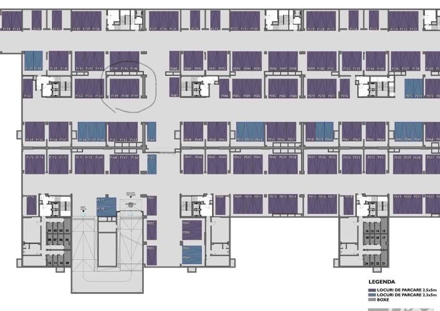 Belvedere Residences - Loc de parcare / Subteran