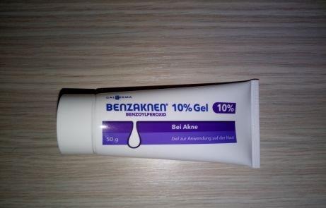 Benzaknen 10% 60gr (Peroxid Benzoil ,anti acnee)