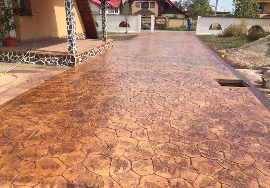 Beton Amprentat orizontal si vertical