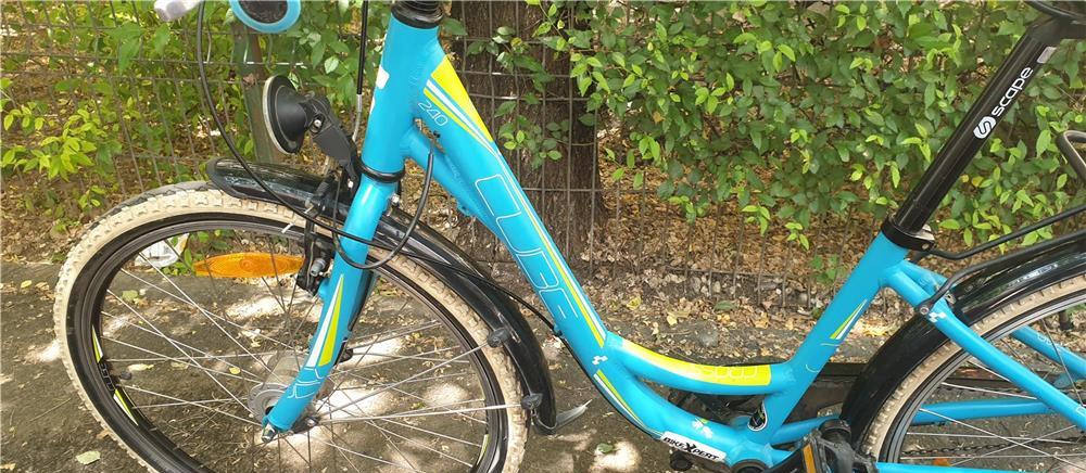 Bicicleta fata 8,9,10,11,12,13,14 ani CUBE Kid 240 Cross Girl 24" inch