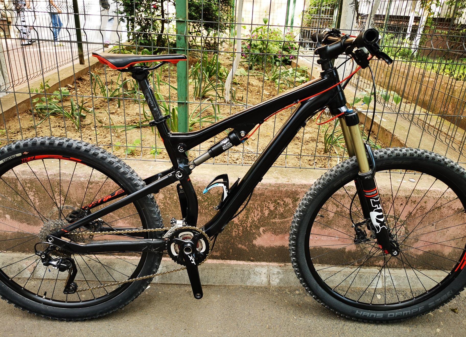Bicicleta mtb full suspension Scott Genius 730 mărime M Fox XT curier!