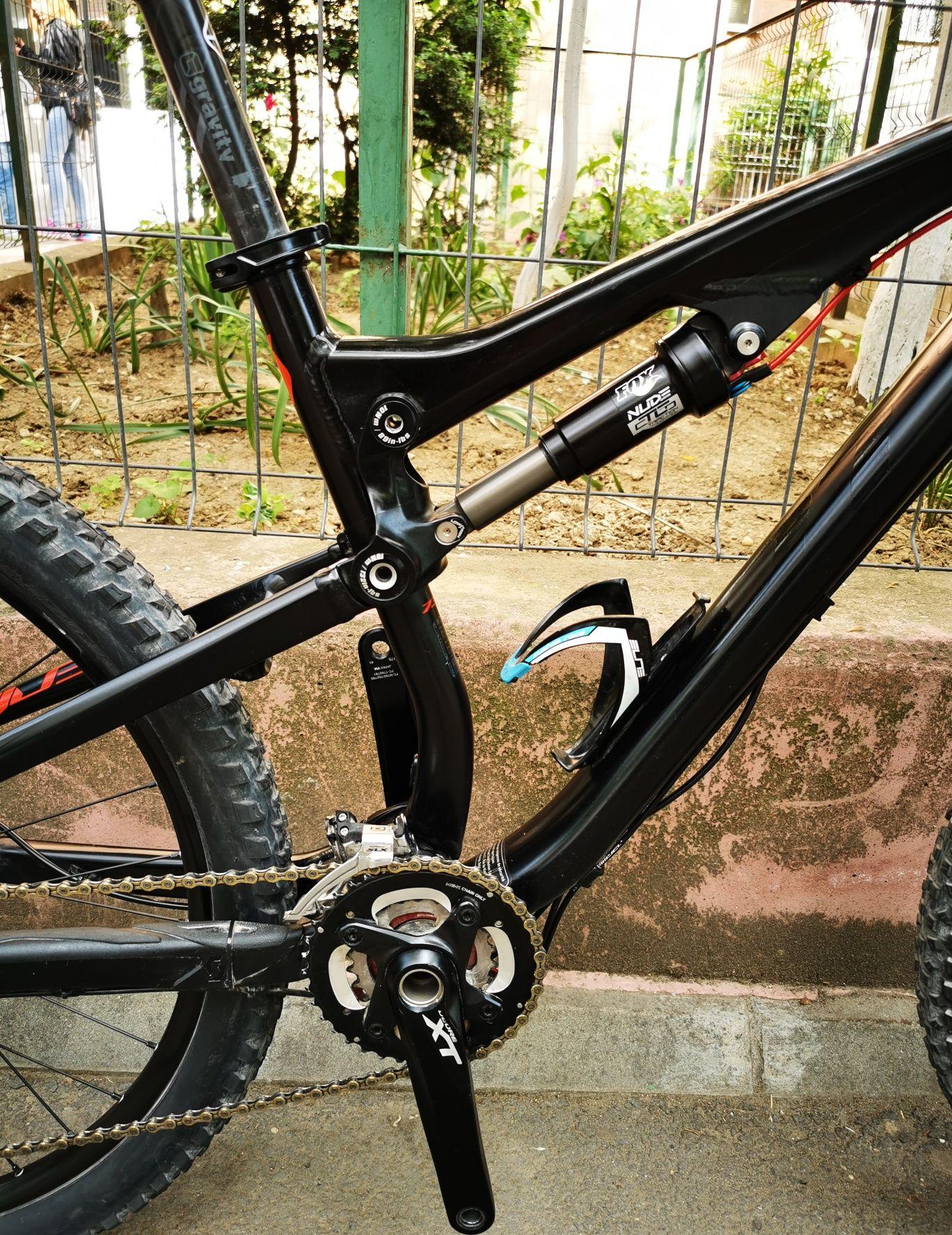 Bicicleta mtb full suspension Scott Genius 730 mărime M Fox XT curier!