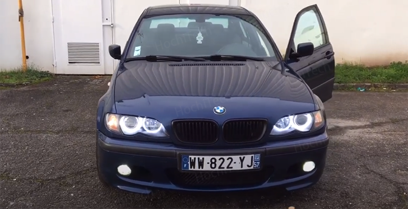Bmw drl/angel eye galben csl style