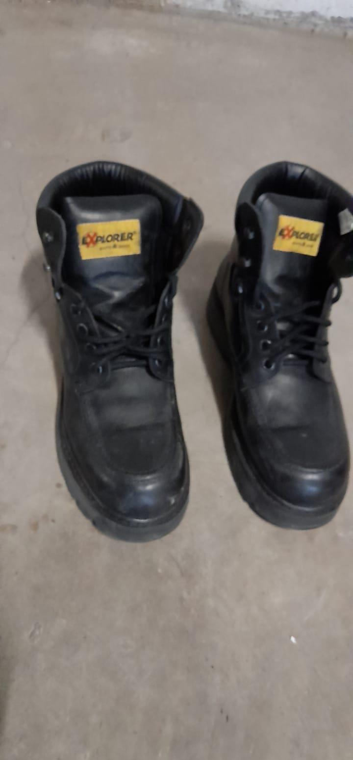 Bocanci Explorer piele. Ceaun fonta
