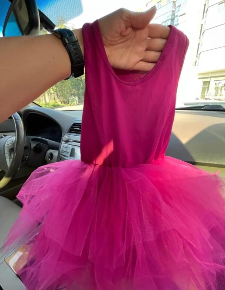 Body tutu pt gimnastica,  balet 4-6 ani