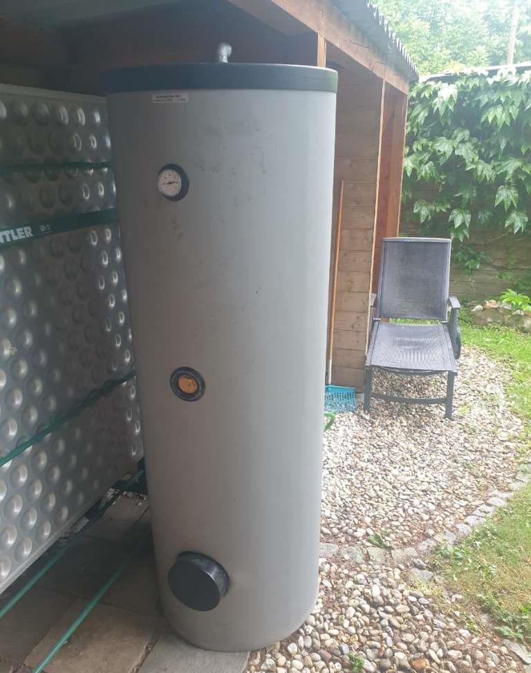 Boiler solar 300 litri cu doua serpentine