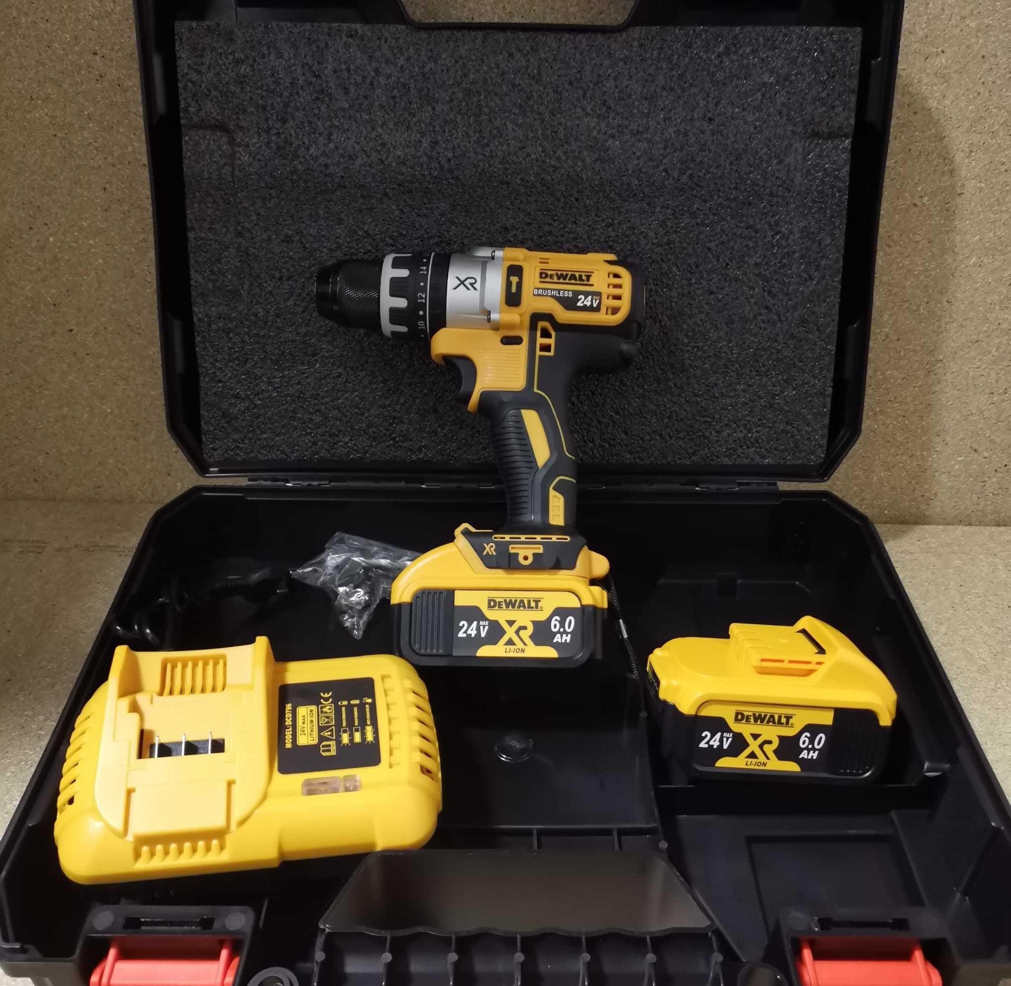 Bormasina Autofiletanta Percutie Acumulator DeWalt/Makita 24v6a 40v 5a