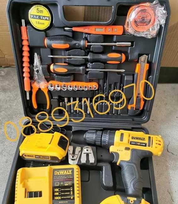 Bormasina DeWalt 24V 5Ah Autofiletanta Percutie 2x Acumulatori Germany