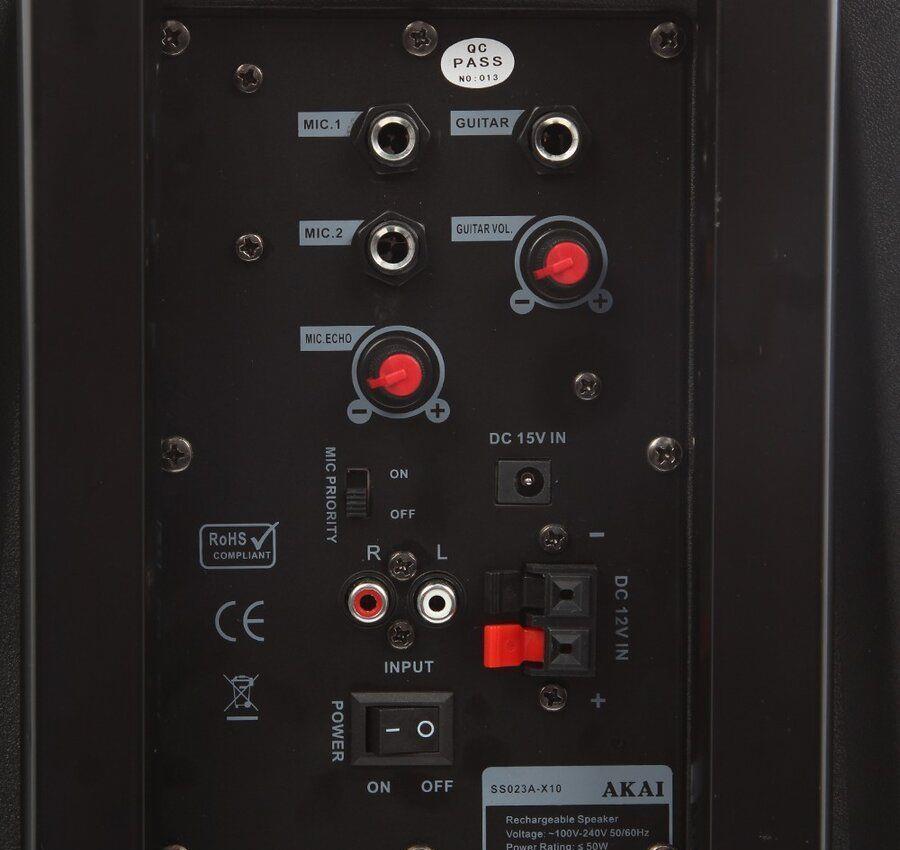 Boxa portabila Akai SS023A-X10, Negru