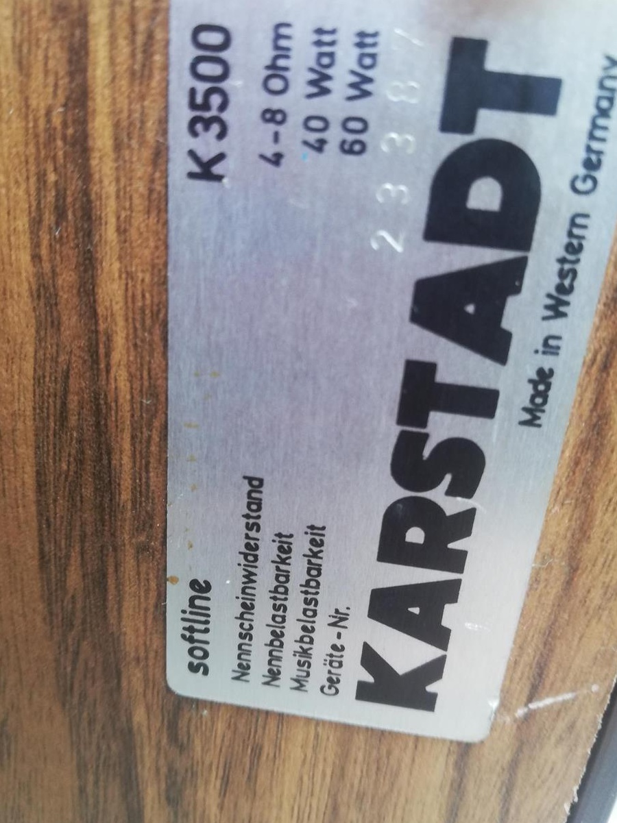Boxe nemțești Softline K3500 Karstadt
