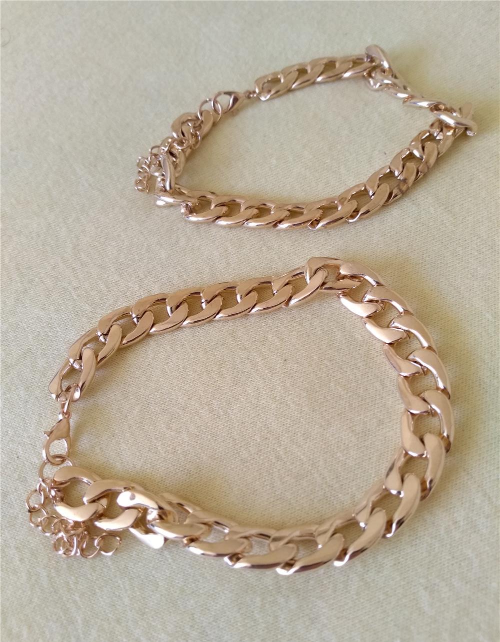 Bratari barbatesti culoare gold