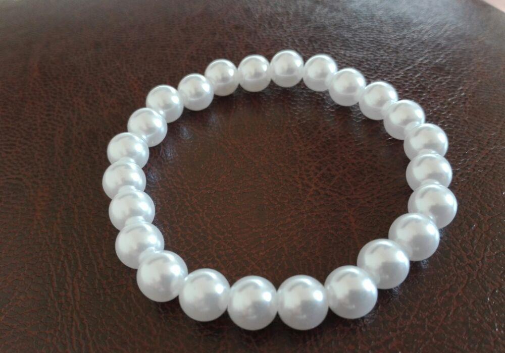 Bratari dama margele imitatie perle