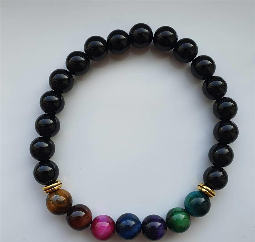Brățări lucrate manual Tiger Eye