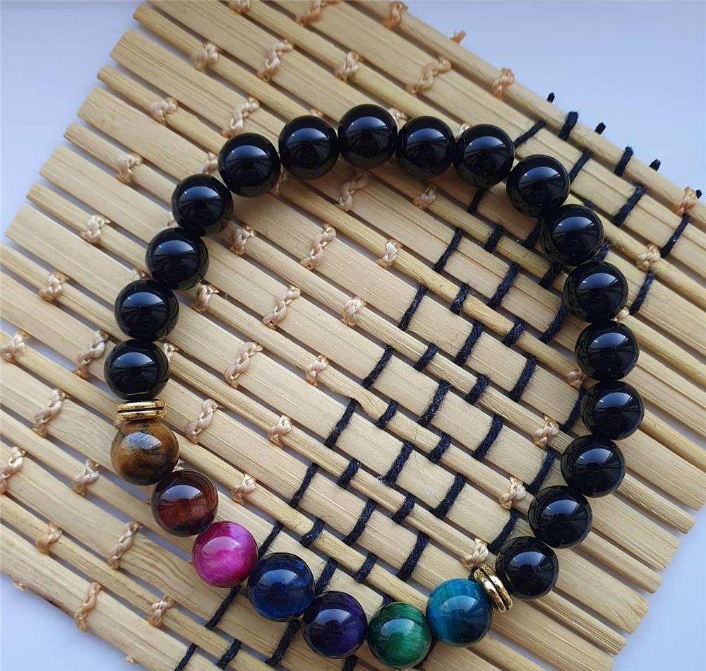 Brățări lucrate manual Tiger Eye
